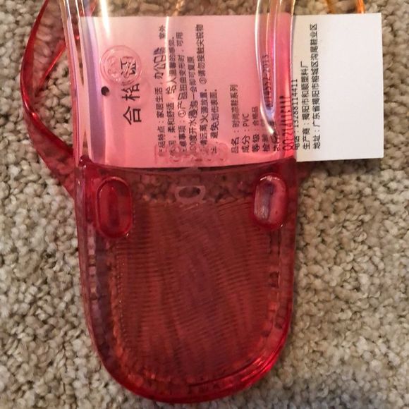 Fashion- Gel flip flops- multi yellow and pink - Picture 5 of 6